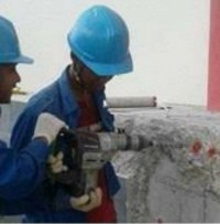 Pengeboran beton untuk chemical anchor